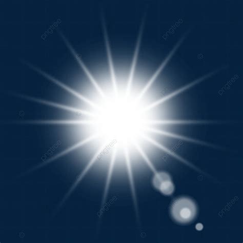 Lens Flare Effect Hd Transparent White Light Effect Lens Flare Vector