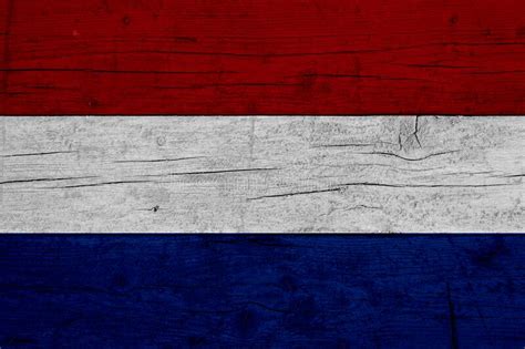 flag of netherlands wooden texture of the flag of netherlands stock illustration illustration