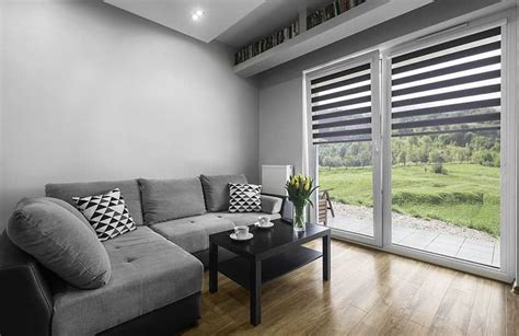 What Color Of Blinds Should I Choose Grey Walls Living Room Living