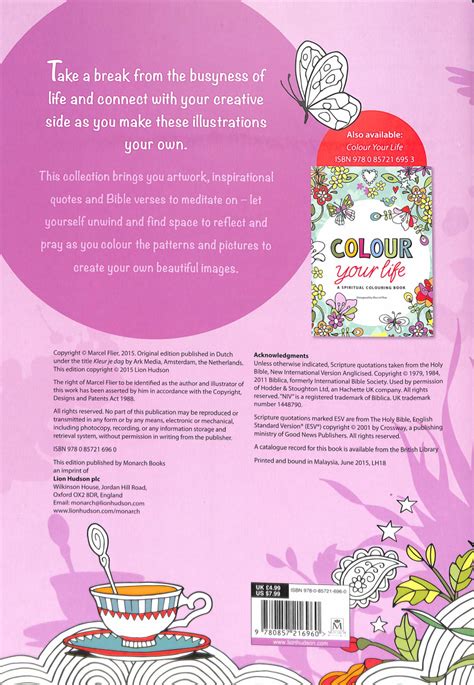 Colour Your Day Adult Coloring Books Series By Marcel Flier Koorong