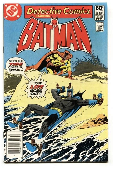 Detective Comics 509 1981 Catman Issue Batman Comic Book Comic Books