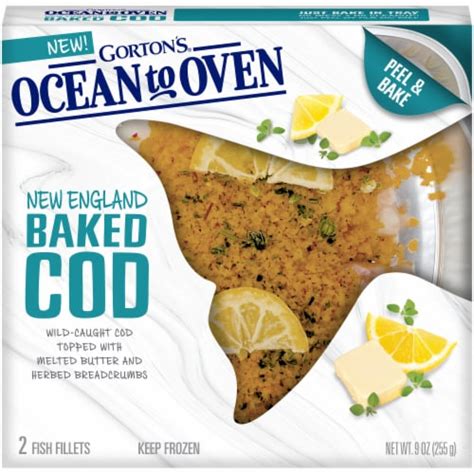 Gortons Ocean To Oven New England Baked Cod Fish Fillets 9 Oz Kroger