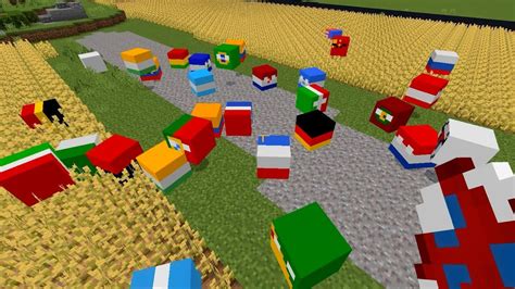 New Big Mod Countryballs Countrycubes Modaddon In Minecraft Pe Mega