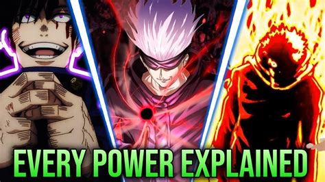 Every Jujutsu Kaisen Power Explained What Is Cursed Energy Cursed
