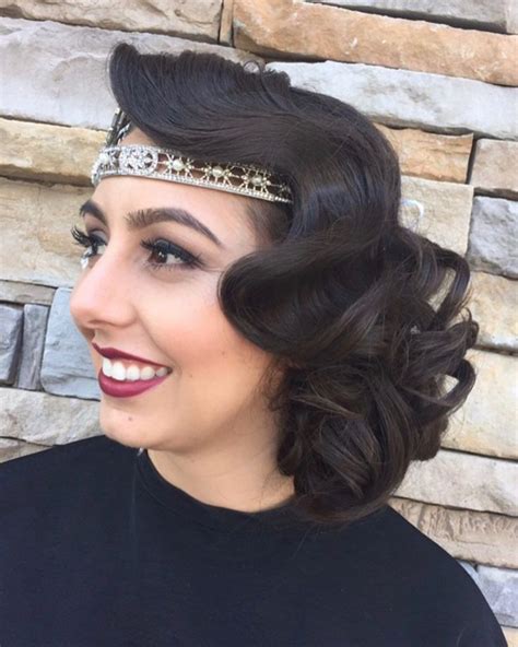 Vintage Glam 15 Roaring 20s Frisyrer Roaring 20s Hairstyles 20s