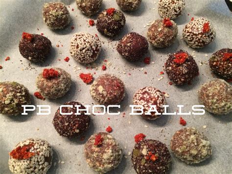 Pb Choc Balls I Just Made These Pb Choc Balls Over The Weekend And