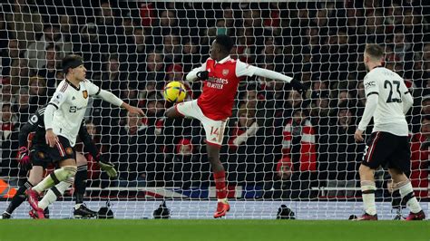 Arsenal 3 2 Manchester United Eddie Nketiah Nets Late Winner As