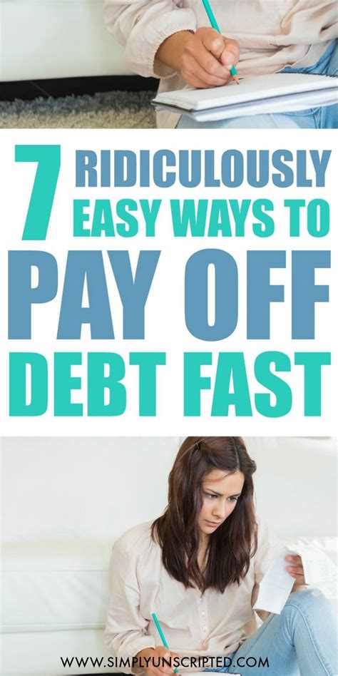 Pay off the card with the smallest balance first, then take the money you were paying for that debt and use it to pay down the next smallest balance. 7 Simple Strategies To Pay Off Debt Faster | Debt payoff, Credit card debt settlement, Debt ...