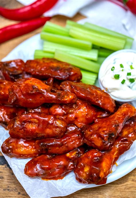 baked buffalo wings recipe [video] sweet and savory meals