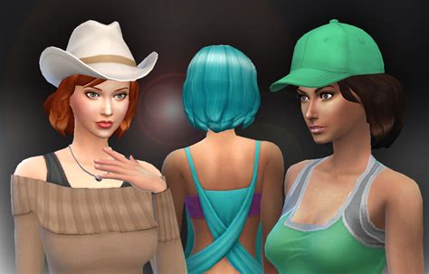 My Sims 4 Blog Kiara24 Short Style Hair For Females Mystuff