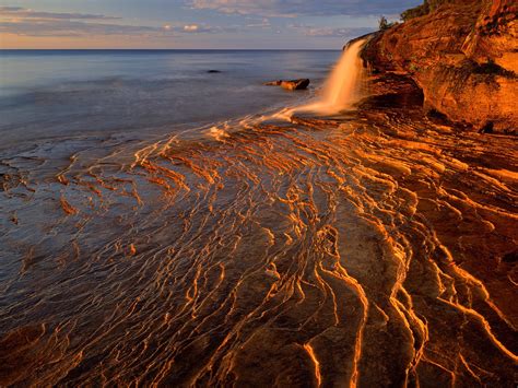 Lake Superior Pictured Rocks National Lakeshore Michigan Natural