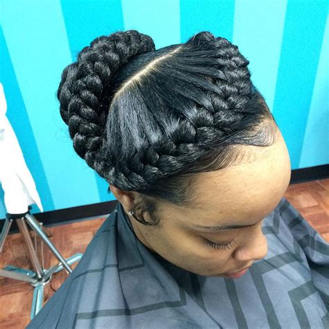 From box braids to crochet braids, and dutch braids to marley twists, we've explained all the thought your braid options were limited to box braids and cornrows? 26+ Goddess Braided Hairstyle Designs | Design Trends ...