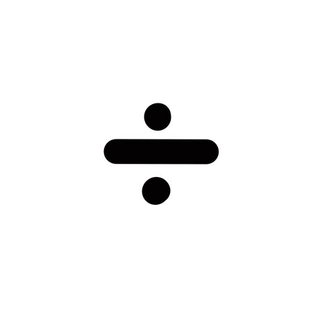 Divide Math Symbol Calculation Analytic Logic Mathematic Physic Organic
