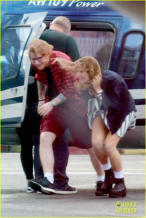 Ed Sheeran And Girlfriend Cherry Seaborn Go For Helicopter Ride Photo