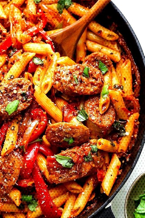 Sausage Pasta Skillet A Quick And Easy Skillet Meal With Incredible Flavor Perfect For