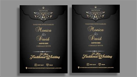 How To Design A Wedding Invitation Card Pixellab Tutorial Simplified
