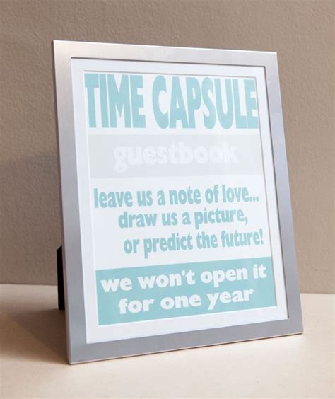How To Make A Diy Time Capsule Guest Book Guest Book Wedding Time