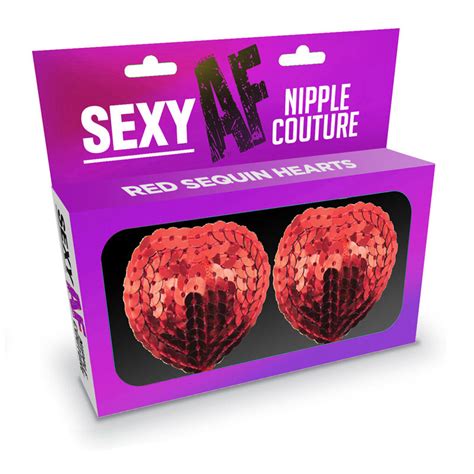 Sexy Af Nipple Couture Red Hearts Kinkii Klosett Adult Store Cinema