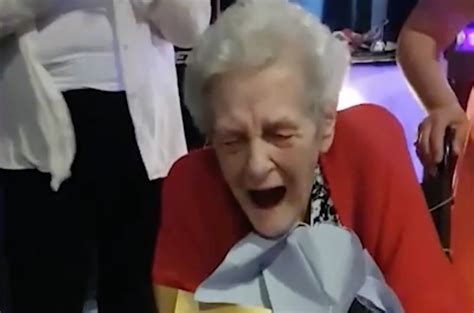 Year Old Granny Gets Presented With Squirting Penis Cake At Birthday Party LADbible