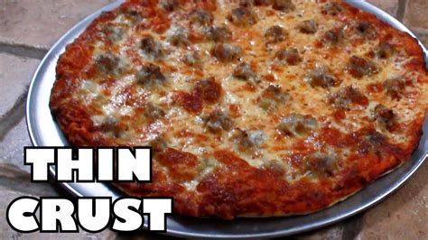 Perfect Chicago Thin Crust Tavern Style Pizza At Home Youtube