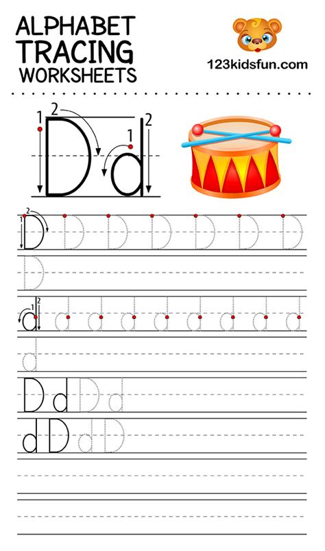 Tracing � letter tracing / free printable worksheets � worksheetfun #5442. Alphabet Tracing Worksheets A-Z free Printable for Kids. | 123 Kids Fun Apps