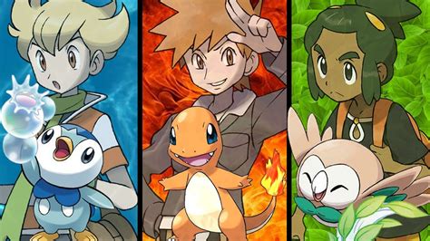 Los Verdaderos Iniciales De Los Rivales De Pokémon Youtube