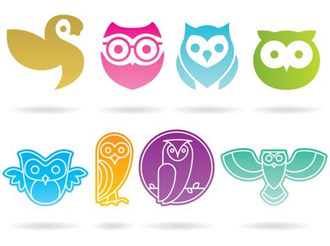 Owl Logo Vectors Vector Art And Graphics