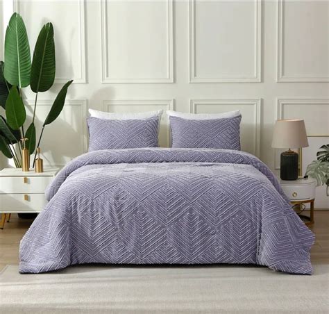 Tufted 3pc Comforter Set Oxford Mills Home Fashion Factory Outlet And Beddingtons Bed And Bath