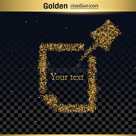 Gold Glitter Vector Icon Stock Vector Illustration Of Ornament 83937982