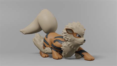 Stl File Pokemon 059 Arcanine・model To Download And 3d Print・cults