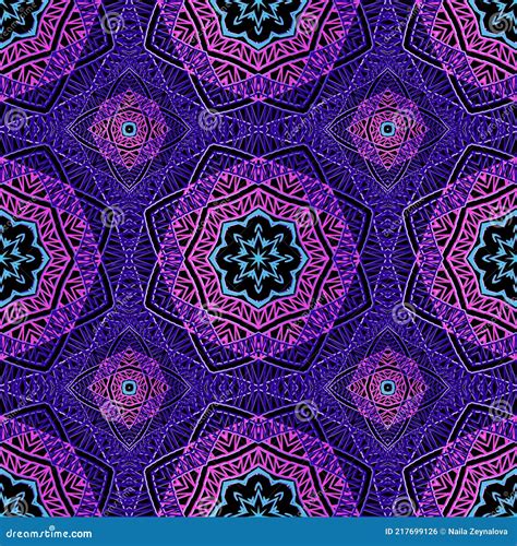 Tapestry Seamless Pattern Vector Ornamental Textured Background