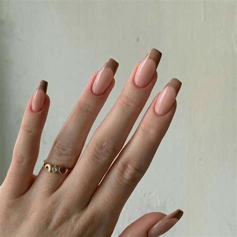 Frensh Nails Edgy Nails Neutral Nails Funky Nails Stylish Nails Swag Nails Nail Manicure