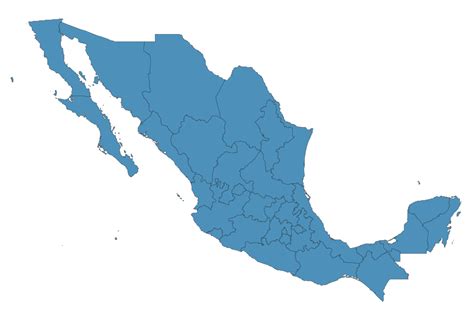 Map Of Mexico Interactive Hd Mexico Map