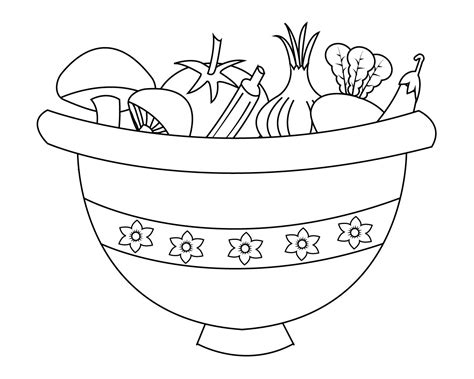 Fruit coloring pages vegetable coloring pages food coloring pages. Vegetable Coloring Pages For Preschoolers, Toddlers