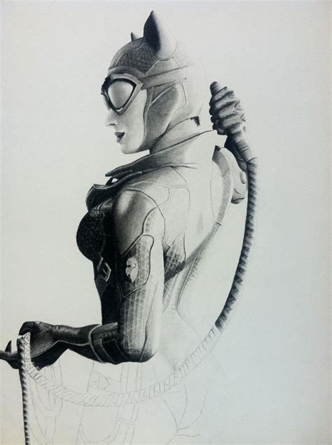 Catwoman Drawing Wip By Thebartimeaus On Deviantart