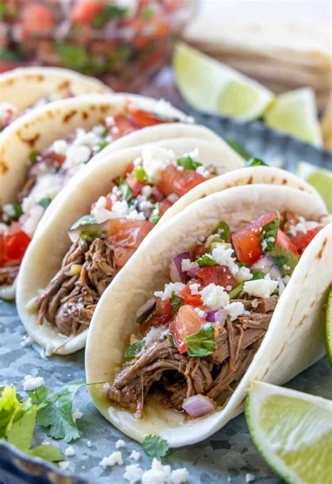 When the oil is hot, sear each piece of steak on both sides for about 2 or 3 minutes. Flank Steak Instant Pot Tacos : 21 Day Fix Instant Pot ...