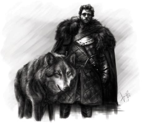 Robb Stark Grey Wind Head