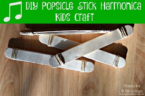 Diy Popsicle Stick Harmonica Kidscraft