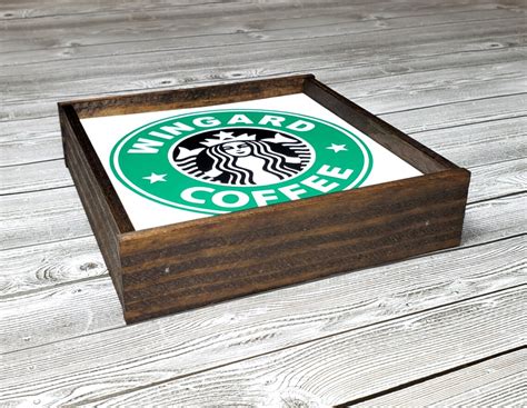 Personalized Starbucks Sign Coffee Bar Decor Custom Etsy