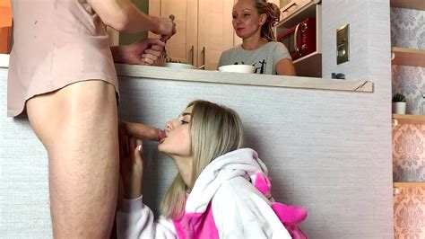 Eva Elfie Is Sucking The Dick And Her Mom Is None The Wiser Porn