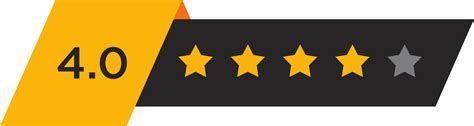 Yellow Stars Png 4 Stars Png 4 Star Rating Png 956766 Vippng