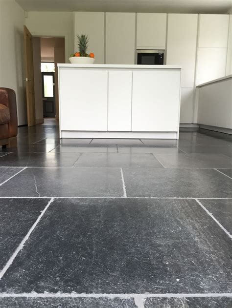 Browse kitchen floor tile on houzz. Blue stone floor tiles, aged and tumbled finish with ...