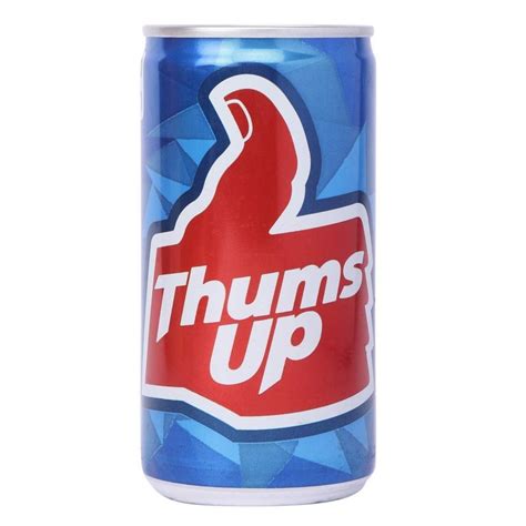 thumpsup blue and red 180ml thums up soft drink can liquid at rs 20 can in delhi