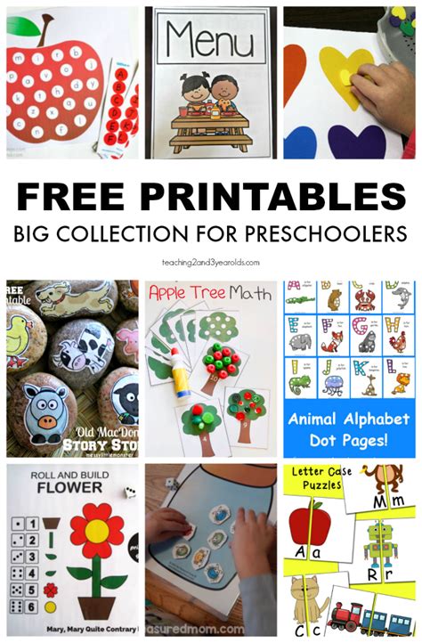 It is easy to print, download and use the kindergarten worksheets online. Big Collection of Free Preschool Printables for School and Home