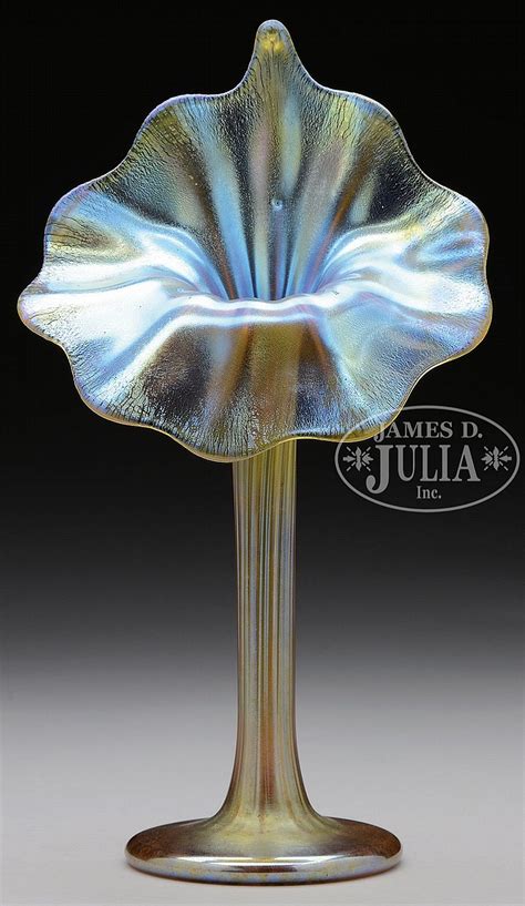 Sold Price Tiffany Gold Favrile Jack In The Pulpit Vase November 4