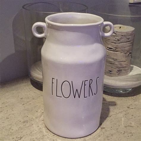 Rae Dunn Accents Last One Rae Dunn Flowers Ceramic Vase Poshmark