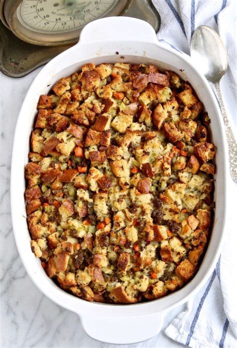 Old Fashioned Bread Stuffing With Sausage Recipe Stuffing Recipes