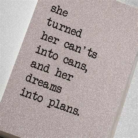 She Turned Her Dreams Into Plans Note Book