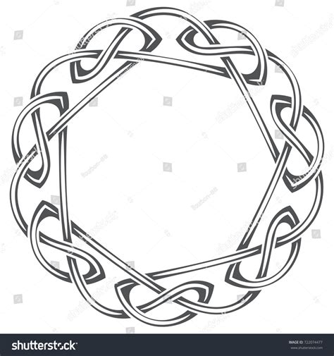 Celtic Pattern Celtic Knot Isolated On Stock Vector Royalty Free