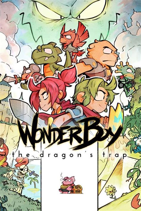 Wonder Boy The Dragons Trap 2017 Box Cover Art Mobygames